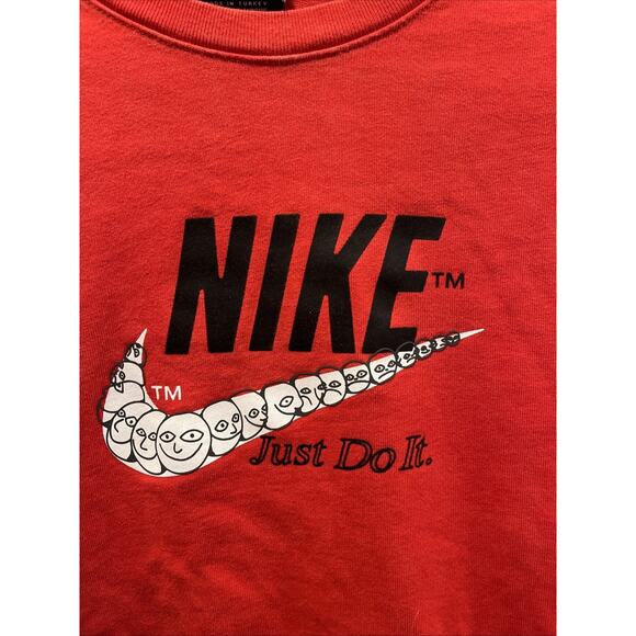 Nike Wash Drip Long Sleeve Shirt University Red DC2724-657 Men's Medium B103 - Picture 2 of 7